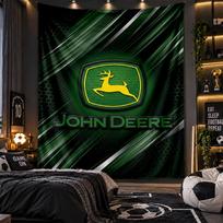 Sieninis gobelenas John Deere spaudinio audinys svetainei, miegamajam, namų dekoravimui 180cmx230cm