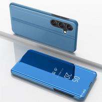 Luxury Mirror Leather Phone Case For Samsung A56 A36 A26 A16 A55 A35 A15 A54 A34 A14 A53 A33 A13 A52 Flip Stand Protection Cover A16 5G-A16 4G