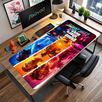 Grand Theft Auto Customize Your Name Mouse Pad Gaming Laptop Mouse Pad Desktop Mouse Pad Non-Slip Rubber Base Office Desk Accessory 50cmx100cm