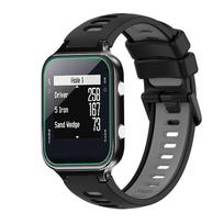 Twocolor For Garmin S20 Approach Silicone Watch Band For Garmin Approach S20 gray