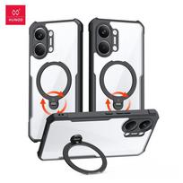 Xundd for POCO X8 Pro X8 Pro Max 5G Case Transparent Airbag Anti-drop Shell PC Back with Magnetic Stand Cover Camera Protection Acrylic and TPU&Poco X8 Pro