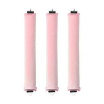 Nešildomas garbanojimo strypo galvos apdangalas Minkšti plaukų suktukai su skara No Heat plaukų voleliai Sleeping Lazy Curls Flexi Rods plaukų formavimo įrankis 3 pcs with a set