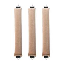 Nešildomas garbanojimo strypo galvos apdangalas Minkšti plaukų suktukai su skara No Heat plaukų voleliai Sleeping Lazy Curls Flexi Rods plaukų formavimo įrankis 3 pcs with a set beige