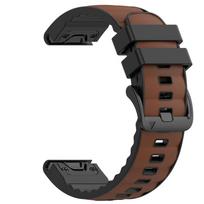 22/26 mm odinis+silikoninis dirželis Garmin Fenix 8 47 mm 51 mm 7 7X 6 6X 5 5X Plus Enduro 3 Tactix 9 Forerunner 965 955 970 apyrankė 26mm šviesiai ruda spalva