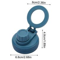 Water Bottle Phone Holder Non-slip Water Bottle Cover With Magnetic Phone Holder Shock-resistant Cup Lid Smartphone Rack For Gym