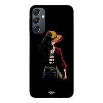 Case For Samsung Galaxy A05s One piece manga anime luffy black background Maniacase juoda