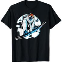 Snowboarding Mountain Snowman Snowboard Sports Lover Design T-Shirt XXXXXL juoda
