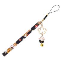 Lucky Cat Bell Sakura Phone Lanyard Phone Strap Lanyard Anti-lost Lanyard Keychain Wrist Rope