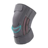 Sports Knee Brace with Side Stabilizer Patella Gel Pads Pain Relief Knee Compression Sleeve Running Workout Arthritis Joint Recovery Knee Support Wrap tamsiai pilka spalva