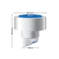 Universal Fit Kitchen Pipe Sewer Seal Ring Odor-proof Temperature Resistant Sewer Pipe Sealing Ring Leak Proof gray
