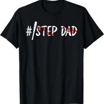 #Baseball Bat Step Dad Fathers Day Sports Stepdad Stepfather T-Shirt XXXXXL juoda