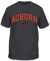 Auburn Tigers Men's Charcoal Grey College Arch Short Sleeve T shirt L red