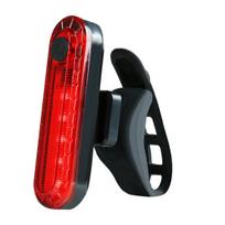 Dviračio LED galinis žibintas 4 režimai USB įkraunamas dviračio važiavimo saugos įspėjamasis žibintas raudona