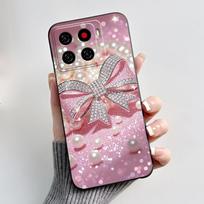 Dėklas ZTE Blade A56 Z2473 / A56 Pro / Nubia A56 Telefonui Korpusas Estetiškas Madingas Mielas Katė Minkštas TPU Juodas Apsauginis Dangtelis ZTE Nubia A56