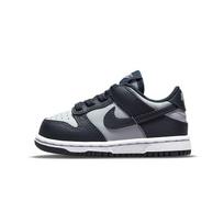 Nike Dunk Low TD Georgetown Baby Sneakers Grey Wolf-Grey Dark-Obsidian CW1589-004 27 black