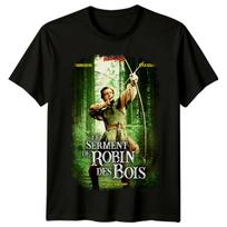 Šervudo miško kardas (1960 m) Filmo plakato įkvėpti marškinėliai Retro 80-ųjų T-shirt 5XL įvairiaspalvis