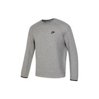 Nike Vyriški pilki apvalios apykaklės vidutinio storumo reguliarūs džemperiai FB7917-063 M gray