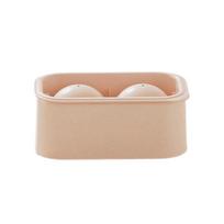 Refrigerator Ice Maker Tray with Lid, Easy Release Flexible Cube Mold, Plastic Odor-Free Stackable Container, for Whiskey Cocktail And Drinks Mold S rožinė