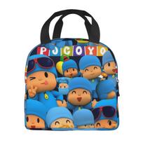 Lunch Box Pocoyoes Cartoon Comdy Accessories Lunch Container New Thermal Cooler Lunch Box For School Option 1 gray