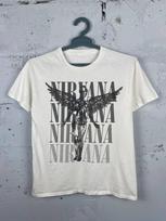 T-Shirt Nirvana IN UTERO Print Vintage Style Unisex T-Shirt S white