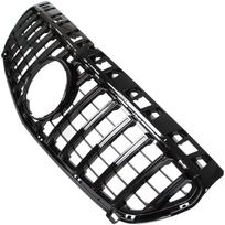 Mercedes A-Class W176 12-18 Panamericana Grill Insert Between Headlights, Piano Black
