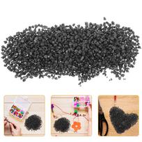 50/100g 2mm Bulk Resin Rhinestone Tourmaline Crystal Stone For Jewelry Black Tourmaline Chips Crushed Tourmaline Tumbled Stone 50g black
