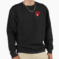 Unisex Cotton Sweater Pullover Hoodie Printed Sweater Melbourne Demons Football Club Afl Logo Drawing Pullover Sweatshirt Casual Long Sleeve Sweatshir 2XL (75-80kg) black