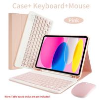 Case for iPad A16 11 Inch A3355 A3356 A3354, for iPad 10th 10.9 Inch A2696 A2757 A2777 A3162 Removable Keyboard Cover iPad (A16) 11-inch&Portuguese
