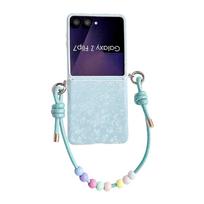 Wrist Strap Dopamine Color Palette for Hinge Protection Phone Case for Samsung Galaxy Z Flip 7 FE 6 5 5G Shockproof Cover Galaxy Z Flip7 FE