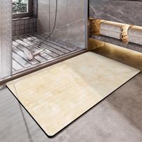 Stone Texture Diatomite Bath Mat Fast-Drying Water-Absorbent Rug for Bathroom Home Use 400MMx600MM