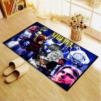 Nirvana Carpet Rug for Living Room Bedroom Home Sofa Decoration,Kids play Non-slip Floor Mat 40x60cm( 15x23in )