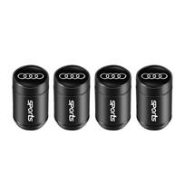 4Pcs Car Wheel Tire Valve Stem Cover Dustproof Cap Accessories For Audi A3 A4 A6 Q3 Q5 A5 Q7 A1 A8 Q2 Q8 Q4 A4L A6L Q3L Q5L S3 S