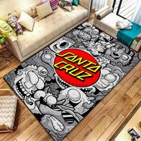 Santa Cruz Carpet Rug for Living Room Bedroom Home Sofa Decoration,Kids play Non-slip Floor Mat 70x100cm( 27x39in )