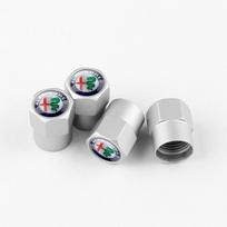 4Pcs 3D Metal Alloy Car Wheel Tire Valve Stem Caps Cover For Alfa Romeo 159 Mito Tonale Stelvio Giulietta Giulia TZ3 Car-Styling