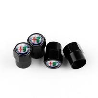 4Pcs 3D Metal Alloy Car Wheel Tire Valve Stem Caps Cover For Alfa Romeo 159 Mito Tonale Stelvio Giulietta Giulia TZ3 Car-Styling