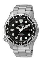 CITIZEN PROMASTER Juodas Automatinis Japonijos Mechanizmo Laikrodis 200m Atsparus Vandeniui Nerūdijančio Plieno Modelis NY0040-50E Nardytojo Vyriškas juoda
