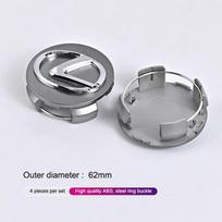 4 vnt. 62 mm automobilio emblema, ratlankio centrinis dangtelis, stebulės aksesuarai, skirti Lexus GS IS LS500h ES260 ES300h RX350h NX260 UX260 LM LC RZ450e TX gray