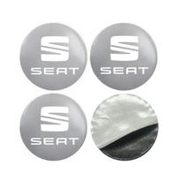 56/60/65mm Automobilio rato centrinio dangtelio lipdukas Ženklelis Lipdukas Seat Leon Ibiza Alhambra Exeo Altea Arona Mii IBL Automobilio priedams