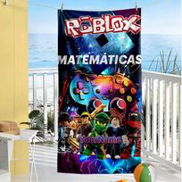 Roblox Personalized Name Beach Towel Super Soft & Absorbent Suitable for Swimming Gym Camping Yoga Vacation 70cmx140cm(27x55inch)