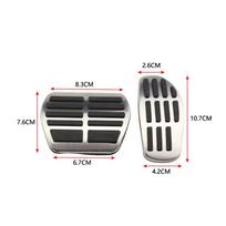 Car Pedals for Nissan Xtrail Rogue T32 Qashqai Sport J11 Kicks for Renault Koleos Kadjar Samsung QM6 Gas Brake Pedal Cover 2Pcs AT