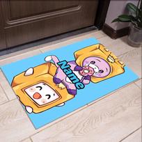Custom Name LankyBox Printed Carpet,Rug for Office Chair Living Room Bedroom Kitchen Room Decor Gifts. 40cmx60cm