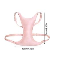 Anti-wrinkle Massage Chest Pillow Side Sleeping Chest Support Pillow Sleep Massage Skin Firming Breast Support During Lactation white