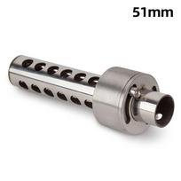 Universal 48MM 51MM Lnsert Baffle Valve Type DB Killer Muffler Motorcycle Exhaust Stainless Steel DB Killer For 51mm Muffler TYPE-A