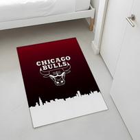 Chicago Bulls (1) Rug Suitable For Living Rooms Bedrooms Computer Rooms Dining Areas And Placement Under Tables And Chairs Also An Ideal Choice For Of 40cmx60cm