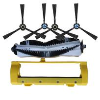Skirta Silvercrest SSR1 SSRA1 Ilife A9s A9 A7 Roboto siurblio dalys: pagrindinio šepečio dangtelis, šoniniai šepečiai, HEPA filtras, šluostė