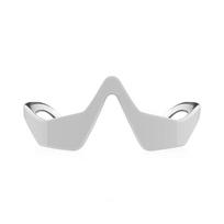 Red Light Eye Mask for Dark Circles, Portable Eye Massager with Vibration, USB Rechargeable FDA-CE, Gift for Women balta