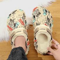 Žieminės vyriškos šlepetės lauko sodo klumpės vyriški laisvalaikio batai madingi prabangūs sandalai patogios namų minkštos šlepetės 40-45 Zapatillas 40 chaki