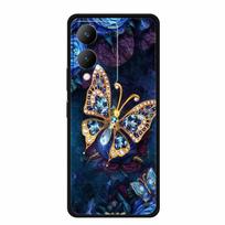 For vivo Y17s 4G Case Line Pattern Soft Silicone TPU Phone Cases for Vivo Y17S 4G Shockproof Funda Cool Animals Protective Cover For vivo Y17s 4G black