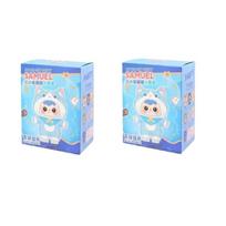 New Genuine Samuel Cat Party Plush Blind Box Series Around Cute Doll Eyes Can Move A Variety Of Styling Gifts Hand-Made Ornament white