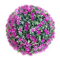 Dirbtinis žalias augalas, kabantis gėlių rutulys, pagamintas iš plastiko, namų dekoravimui ir renginiams 20cm oranžinė